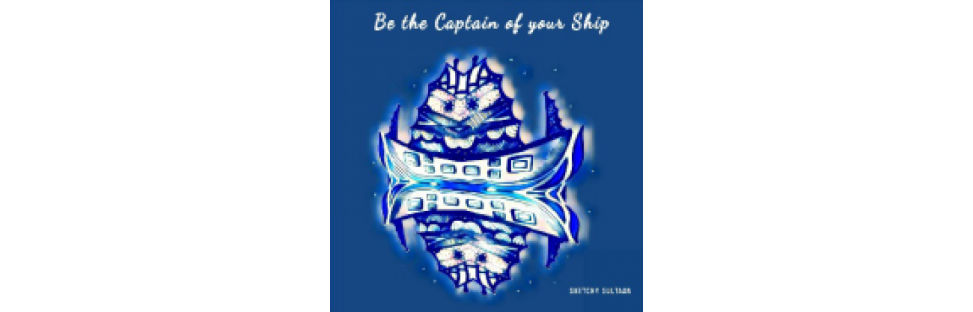 Be the Captain of your Ship - White Frame 